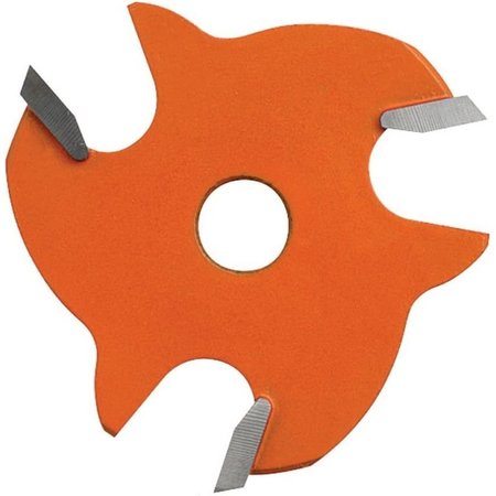 CMT 3-Wing Slot Cutter with 3/16-Inch Cutting Length and 5/16-Inch Bore 822.348.11
